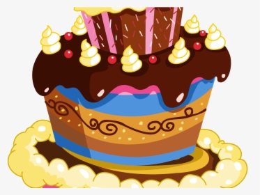 Transparent 70th Birthday Cake Clipart - Png Happy Birthday Cake, Png Download, Transparent PNG