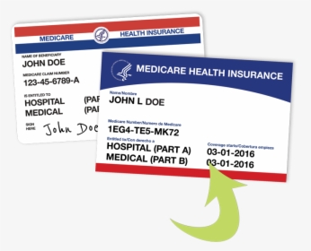 Png Medicare Card - Social Security Number On The Insurance Card, Transparent Png, Transparent PNG