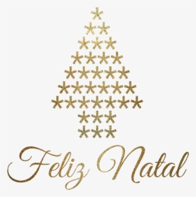 #feliznatal #natal #ouro #dourado #gliter @lucianoballack - Christmas Day, HD Png Download, Transparent PNG