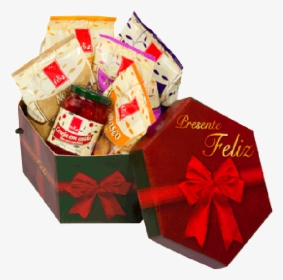 Cesta Feliz Natal - Gift Wrapping, HD Png Download, Transparent PNG