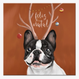 Feliz Natal De Olivana - French Bulldog, HD Png Download, Transparent PNG