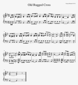 Old Rugged Cross Sheet Music Composed By George Bennard - 安靜 了 鋼琴 譜, HD Png Download, Transparent PNG