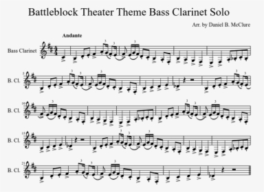 Battleblock Theater Theme Bass Part, HD Png Download, Transparent PNG