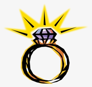 Engagement Ring - Clip Art Engagement Ring, HD Png Download, Transparent PNG