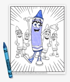 Free Bluetiful Coloring Pages - Crayola Bluetiful Coloring Pages, HD Png Download, Transparent PNG