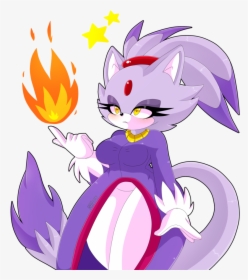 Blazie The Beautiful Kitty - Thicc Blaze The Cat, HD Png Download, Transparent PNG