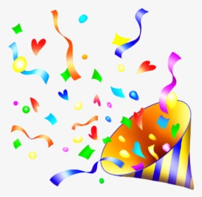Party Popper Clip Art - Background Png Party Poppers Transparent, Png Download, Transparent PNG