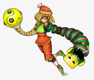 That Thicc Ass Waifu From Upcoming Nintendo Fighting - Min Min Arms Png, Transparent Png, Transparent PNG