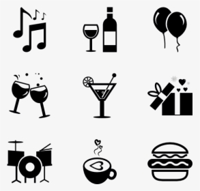 New Year Packs - Celebration Party Icon Transparent, HD Png Download, Transparent PNG