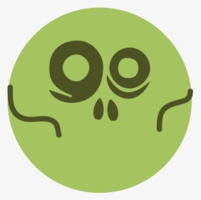 Emojis Wow247 Zombie - Circle, HD Png Download, Transparent PNG