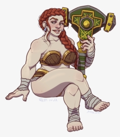 Thicc World Of Warcraft , Png Download - Female Dwarf Dnd, Transparent Png, Transparent PNG
