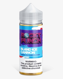 Rockt Punch Collection Island Ice Cannon 120ml Vape - Rockt Punch Ultra Magnetic Fruit Loops 120ml, HD Png Download, Transparent PNG