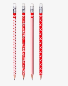 Red And White Pencil, HD Png Download, Transparent PNG