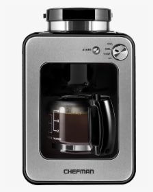 Chefman Grind And Brew Coffee Maker Grinder - Chefman Grind And Brew Coffee Maker, HD Png Download, Transparent PNG
