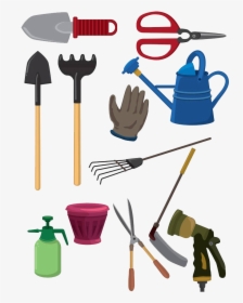 Tool Clipart Gardening Tool - Spade Garden Tools Cartoon, HD Png Download, Transparent PNG