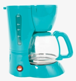 5 Cup Coffee Maker, Turquoise   Title 5 Cup Coffee - Teal 5 Cup Coffee Maker, HD Png Download, Transparent PNG