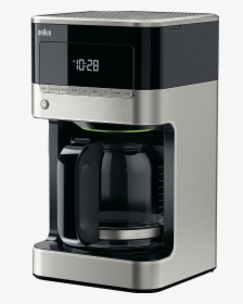 Braun Brewsense 12-cup Drip Coffee Maker - Braun Coffee Maker Clean Light, HD Png Download, Transparent PNG