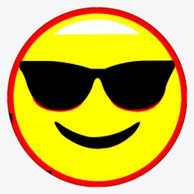 #emoji #sunglasses #b #deepfry #deepfried #deepfriedmemes - Deep Fried Smiley Emoji, HD Png Download, Transparent PNG