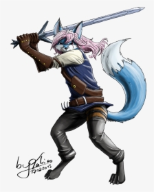 Nyaaa The Witcher - Geralt Of Rivia Furry, HD Png Download, Transparent PNG