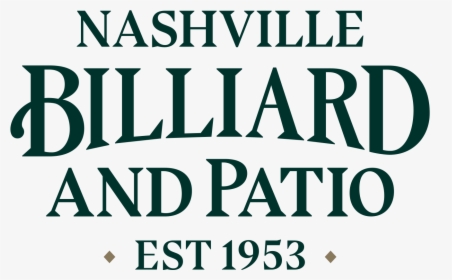 Nashville Billiard Logo - Calligraphy, HD Png Download, Transparent PNG