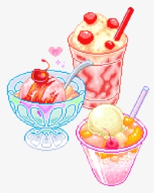 Pixels Drawing Ice Cream - Portable Network Graphics, HD Png Download, Transparent PNG