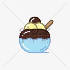 Transparent Ice Cream In A Bowl Clipart - Macaroon, HD Png Download, Transparent PNG