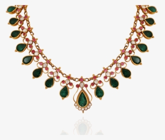 Emerald Gold Jewellery Emerald Ethnic Gold Necklace - Simple Mills Sprouted Crackers, HD Png Download, Transparent PNG