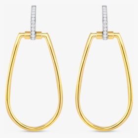 Classica Parisienne 18k Two-tone Diamond Earrings - Earrings, HD Png Download, Transparent PNG