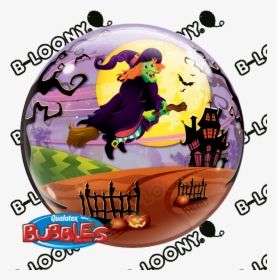 Transparent Flying Witch Png - Bubble Balloons, Png Download, Transparent PNG