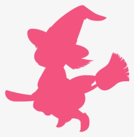 Cartoon Witch Silhouette, HD Png Download, Transparent PNG