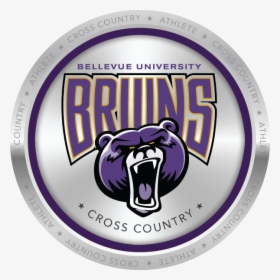 Cross Country Athletic Badge - Bellevue University, HD Png Download, Transparent PNG