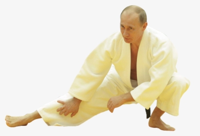 Personvladimir Putin In Judo Attire - Vladimir Putin Karate Transparent, HD Png Download, Transparent PNG