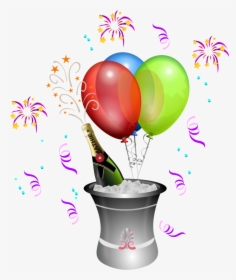Party Balloon Birthday Firecracker Cartoon Download - Birthday Balloons, HD Png Download, Transparent PNG