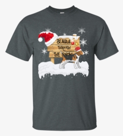 Beagle Through The Snow Santa Hat T-shirt - Father And Daughter Tshirt Star Wars, HD Png Download, Transparent PNG
