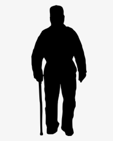 Image Result For Silhouette Old Man Figures - Old Man Silhouette Gif, HD Png Download, Transparent PNG