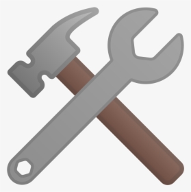 Hammer And Wrench Icon - Hammer And Wrench Emoji, HD Png Download, Transparent PNG