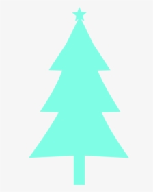 Christmas Ornament,tree,conifer - Silhouette Christmas Tree Clipart, HD Png Download, Transparent PNG