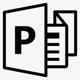 Transparent Microsoft Word Icon Png - Icon Microsoft Office Black, Png Download, Transparent PNG