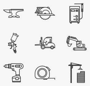 Tools And Machinery - Tools And Machinery Icon, HD Png Download, Transparent PNG