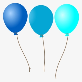 Transparent Blue Balloons Png - Balloon, Png Download, Transparent PNG
