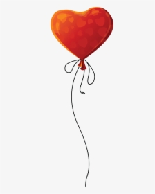 Heart Balloon Png Image, Free Download, Heart Balloons - Line Balloon Png, Transparent Png, Transparent PNG