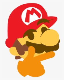 The New Super Mario Topic Wii - Mario Thonk, HD Png Download, Transparent PNG