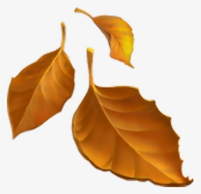 Autumn Leaves Clipart Emoji - Fall Leaves Emoji Png, Transparent Png, Transparent PNG