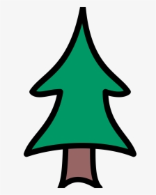 Compromise Cartoon Tree Drawing Conifer Pine Vector - Cartoon Pine Tree Drawing, HD Png Download, Transparent PNG