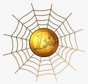Euro, Currency, Money, Cobweb, Web - Png Clipart Spider Web, Transparent Png, Transparent PNG