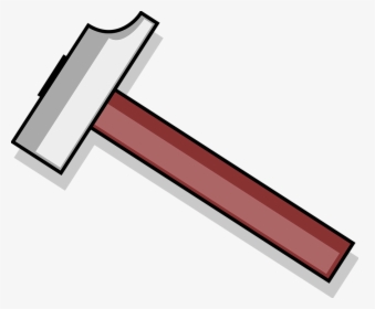 Hammer, Tool, Hardware, Wooden, Handle, Icon, Isolated - Hammer Clipart, HD Png Download, Transparent PNG