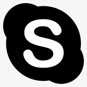 Skype Logo Png - Logo Black And White Png, Transparent Png, Transparent PNG
