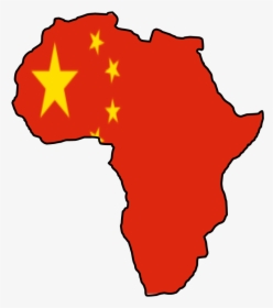 Nihao S It Going - Africa With Chinese Flag, HD Png Download, Transparent PNG