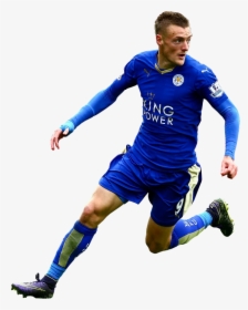 Jamie Vardy Leicester City Football Club Transparent - Soccer Player Transparent Background, HD Png Download, Transparent PNG