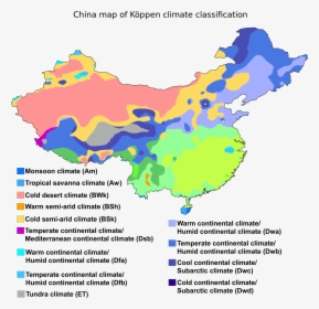 Climate Types Of China, HD Png Download, Transparent PNG